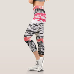 High Waisted Yoga Capris – Abstract Land