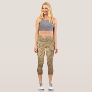High Waisted Yoga Capris, XS (0-2) Capri Leggings
