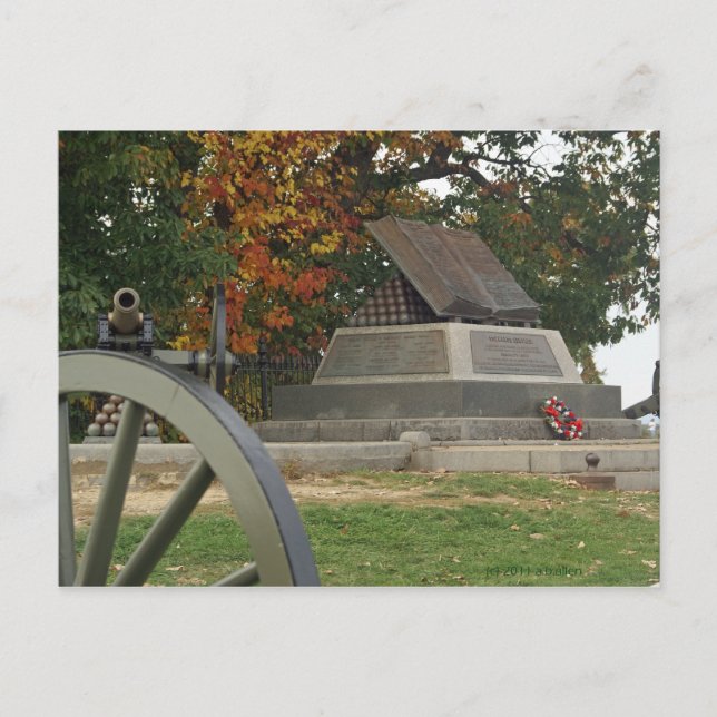 High Water Mark, Gettysburg Battlefield postcard (Front)