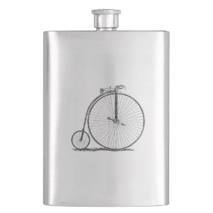 High Wheeler Bicycle Penny Farthing Hip Flask