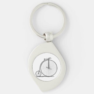 High Wheeler Bicycle Penny Farthing Keychain