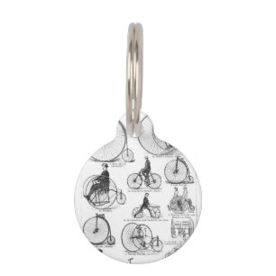 High Wheeler Bicycle Penny Farthing Pet Tag