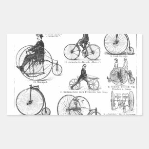 High Wheeler Bicycle Penny Farthing Sticker