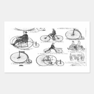 High Wheeler Bicycle Penny Farthing Sticker