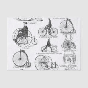 High Wheeler Bicycle Penny Farthing Tissue Paper