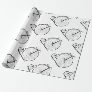 High Wheeler Bicycle Penny Farthing Wrapping Paper