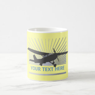 High Wing Aircraft Coffee Mug