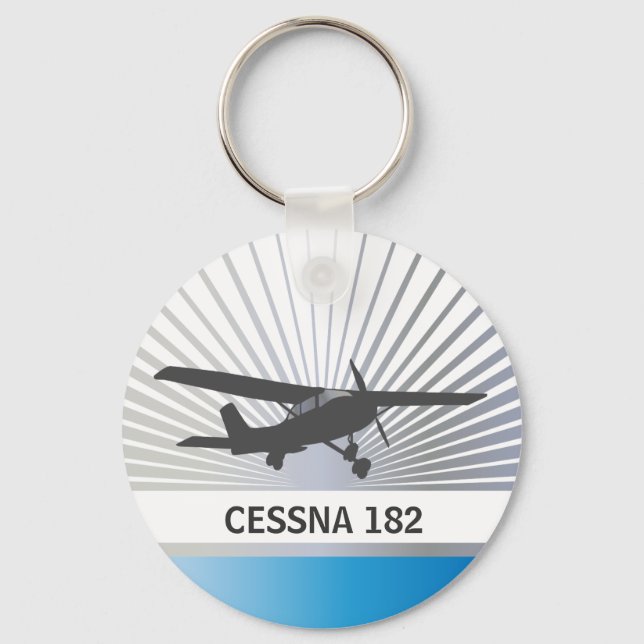 High Wing Aircraft Keychain (Front)