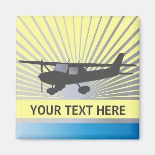 High Wing Aircraft Magnet
