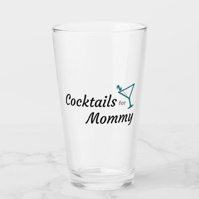Highball Glass by Cocktails for Mommy (Front)
