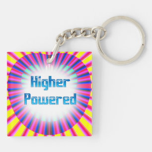 Higher Powered Vibrant Energy Keychain