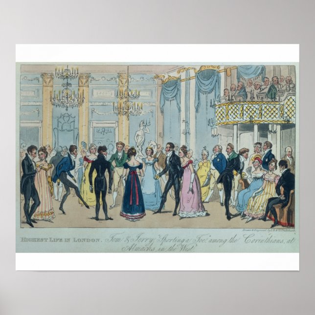 Highest Life in London: Tom and Jerry 'Sporting a Poster (Front)