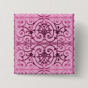 Highgate Iron 2 Inch Square Button