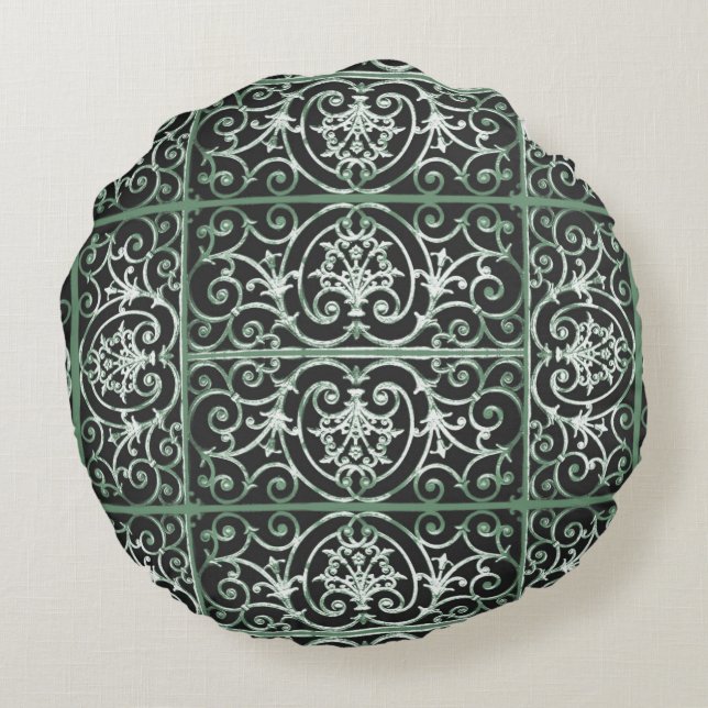 Highgate Iron Round Pillow (Back)