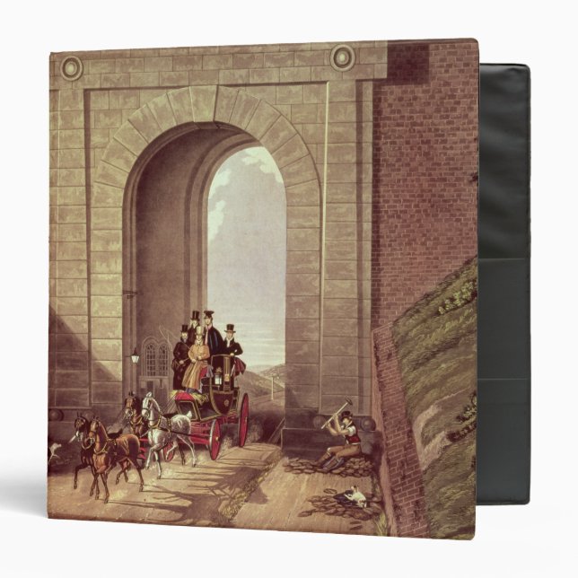 Highgate Tunnel, engraved by George Hunt, c.1830 Binder (Front/Inside)