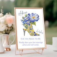 HighHeel Shoe Advice and Well Wishes Tabletop Sign
