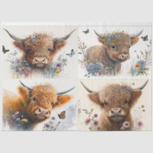 Highland Baby Calf Tissue Paper