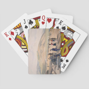 Highland Brigade Camp, plate from 'The Seat of War Playing Cards