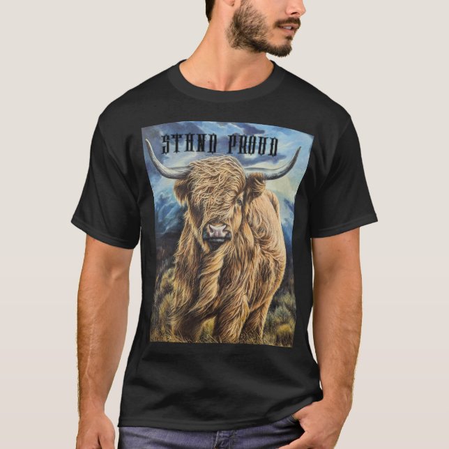Highland Bull  T-Shirt (Front)