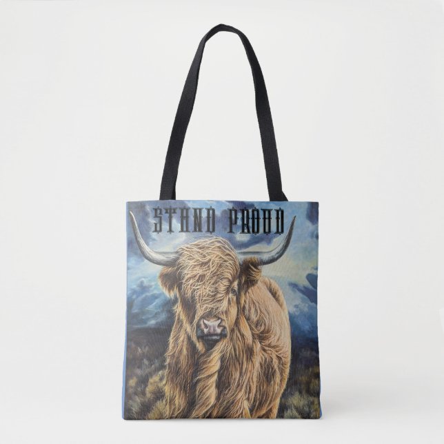  Highland Bull tote (Front)