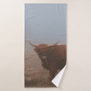 HIGHLAND CATTLE COW BATH TOWEL