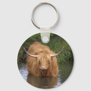 Highland Cattle Keychain