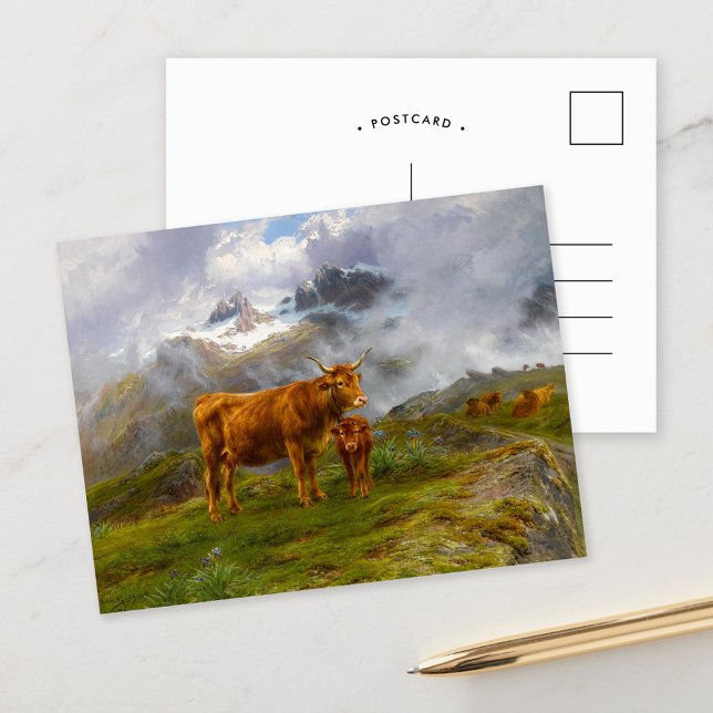 Highland Cattle | Rosa Bonheur Postcard (Creator Uploaded)