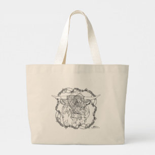 Highland "Coo" Tote Bag