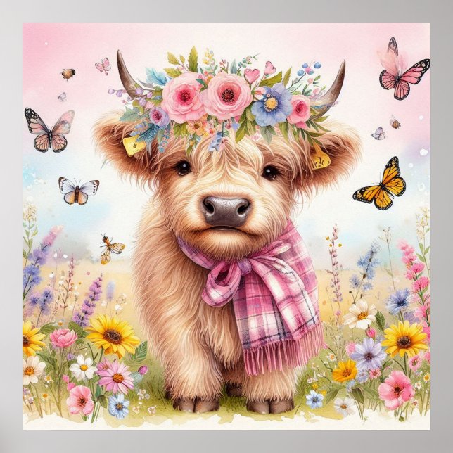 Highland Cow 3 Poster (Front)