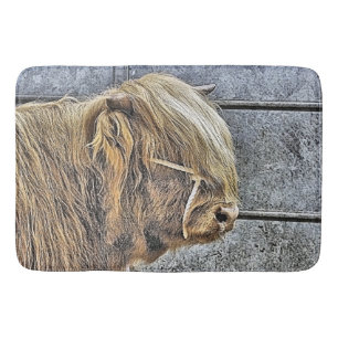 HIGHLAND COW BATH MAT