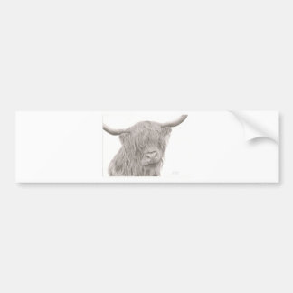 Highland Cow Bumper Sticker