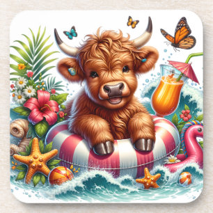 Highland Cow Coaster