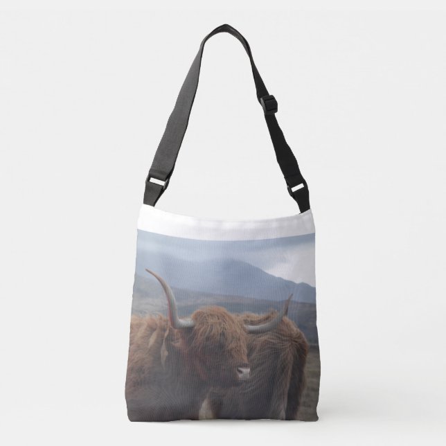 Highland Cow Crossbody Bag (Front)