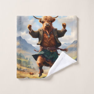 Highland Cow Dansant Le Highland Fling,
