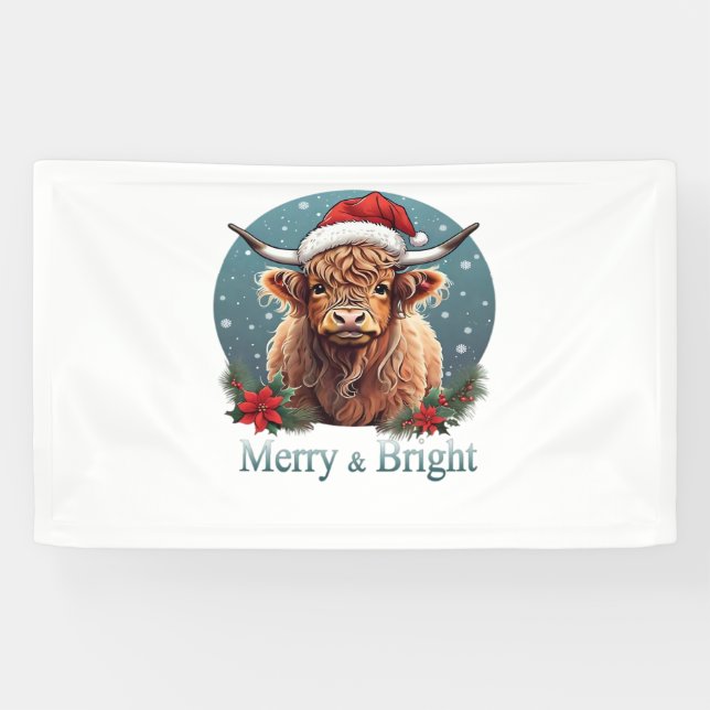 Highland Cow Essential T-Shirt Banner (Horizontal)