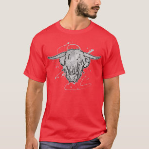 Highland Cow Farmers Scottish Cow T-Shirt