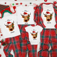 Highland Cow Festive FarmAnimal Christmas Moo Crew