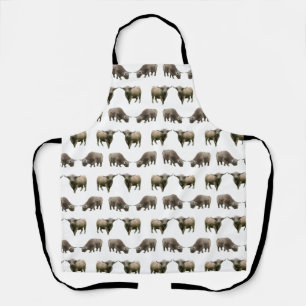 Highland Cow Frenzy All Over Print Apron