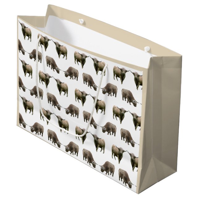 Highland Cow Frenzy Gift Bag (Front Angled)