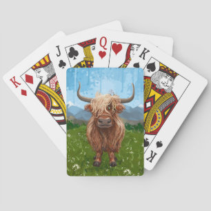 Highland Cow Gifts & Accessories Playing Cards