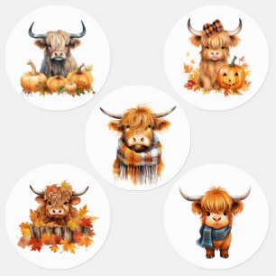Highland Cow Halloween Fall 