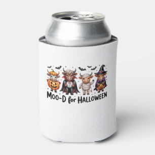 Highland Cow Halloween Spooky Season (2) Can Cooler