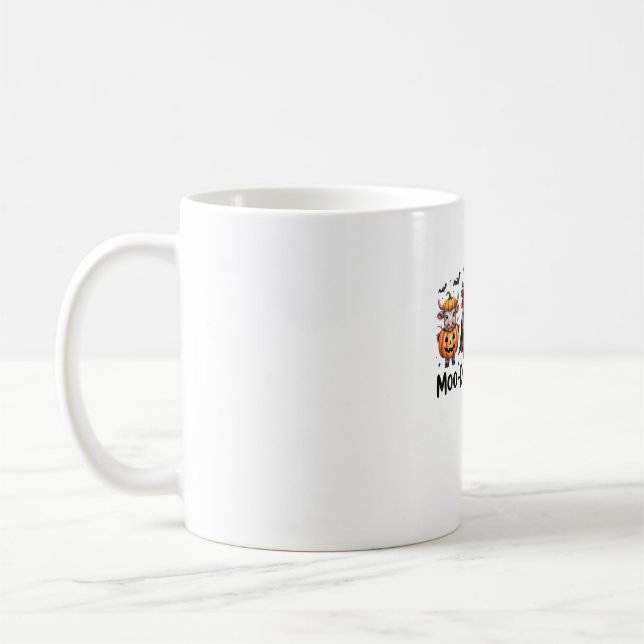 Highland Cow Halloween Spooky Season (2) Coffee Mug (Left)