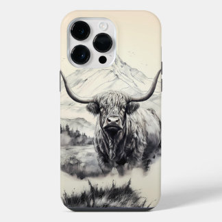 Highland Cow iPhone 14 Pro Max Phone Case