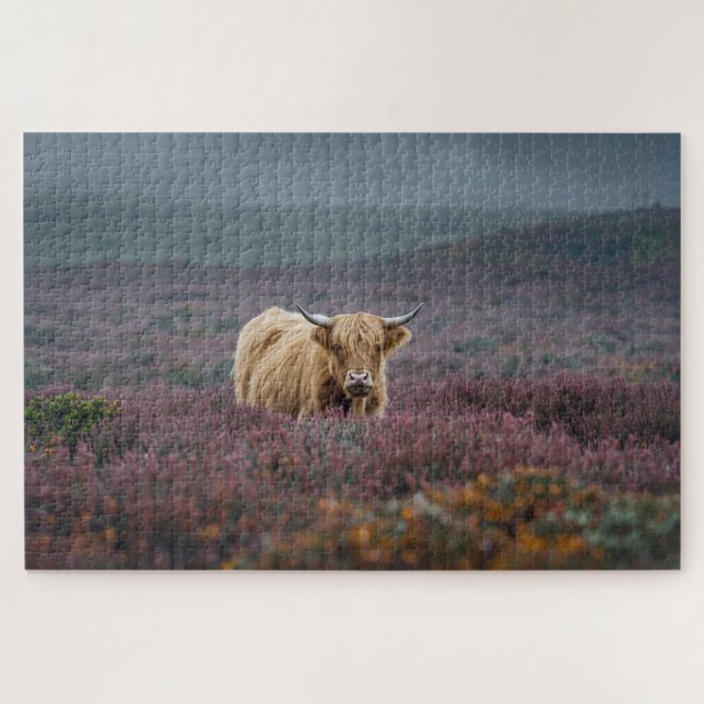 Highland Cow Jigsaw Puzzle (Horizontal)