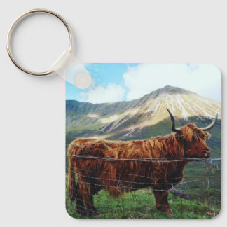 Highland Cow Keychain - Scottish Wildlife Souvenir