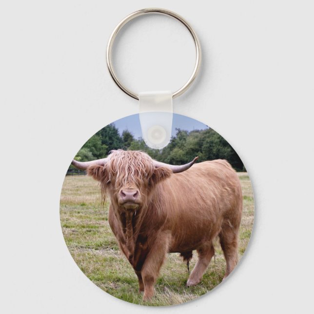 Highland Cow Keyring (Front)