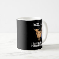 Highland Cow Lover Women Scottish Highland Cow