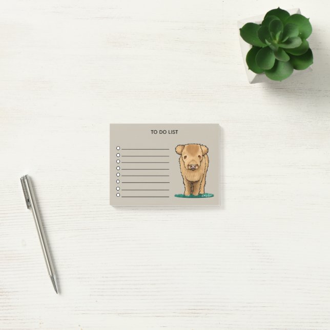 Highland Cow Note Pad (Office)