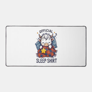 Highland Cow , Official Sleep  Desk Mat